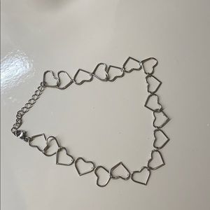 Brandy Melville heart choker